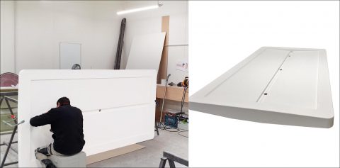receptacle sanitaires pierre acrylique Sevran